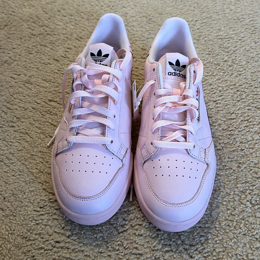 Adidas Continental Sneakers (Light Pink- New with tag and box) Size 10.5 Men